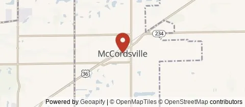 Map of McCordsville, Indiana