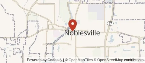 Map of Noblesville, Indiana
